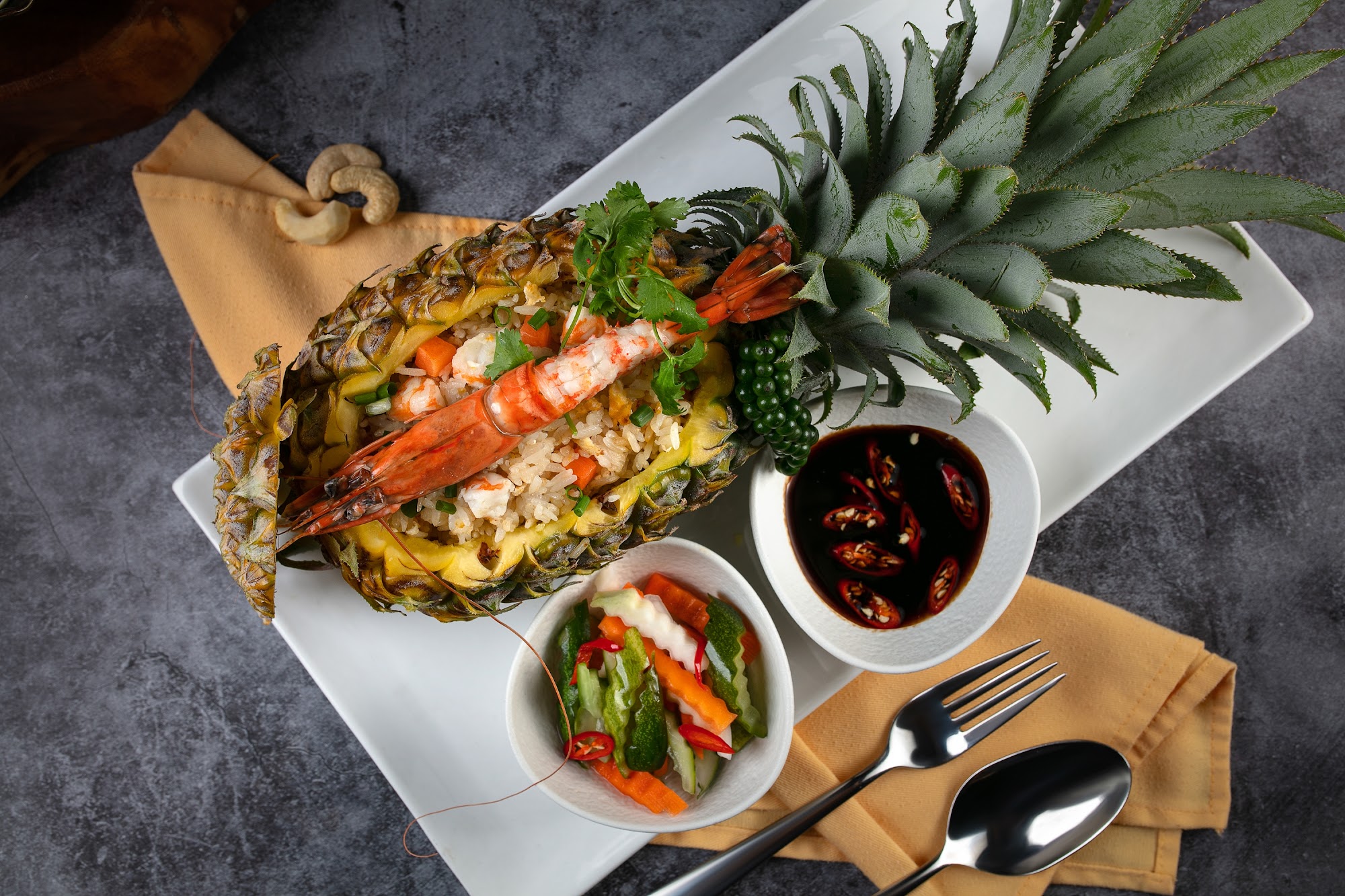 Fried Rice with Prawn and Pineapple